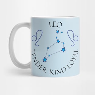 Leo Tender Kind Loyal Mug